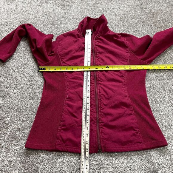 Columbia Jacket Womens Small Pink Magenta Soft Fleece Full Zip Hiking Outdoor - Picture 5 of 16